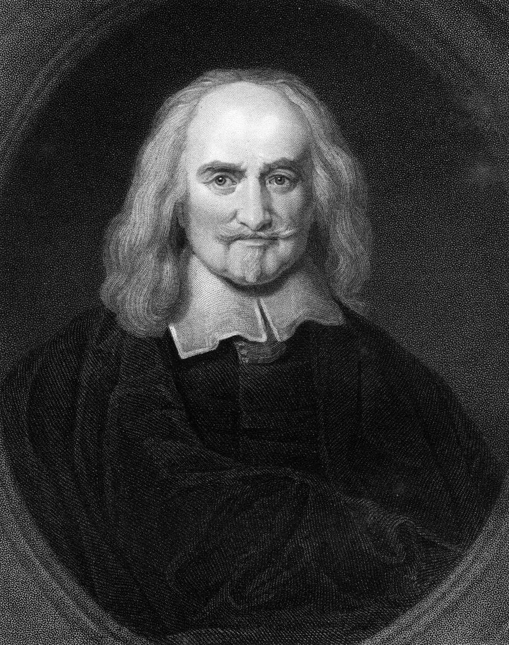 Thomas Hobbes, filozof angielski z XVII wieku, 1836. autorstwa James Posselwhite