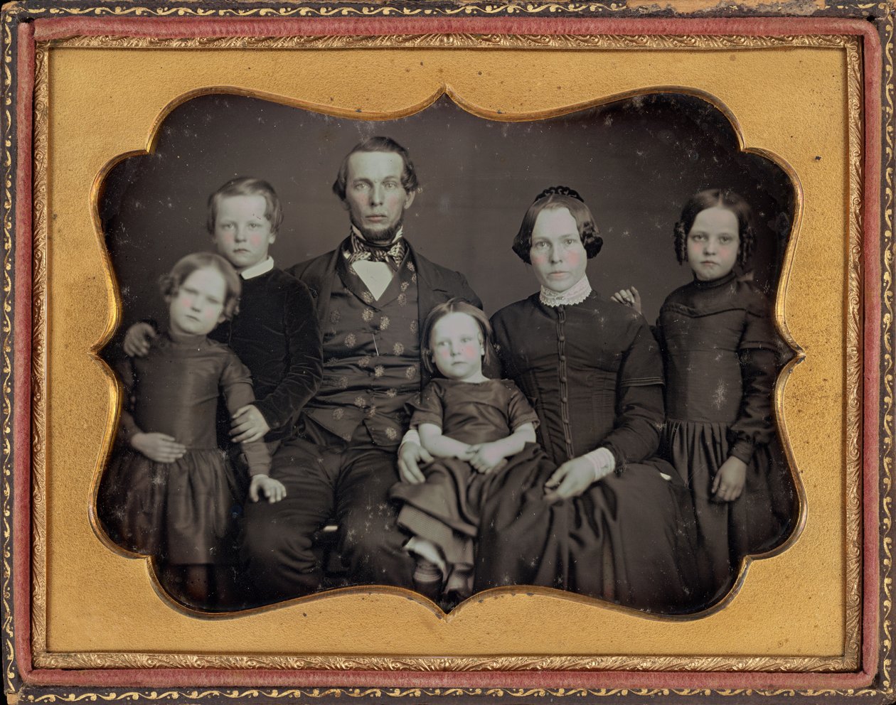 Portret rodziny, ok. 1848 (zdjęcie) autorstwa James Presley Ball