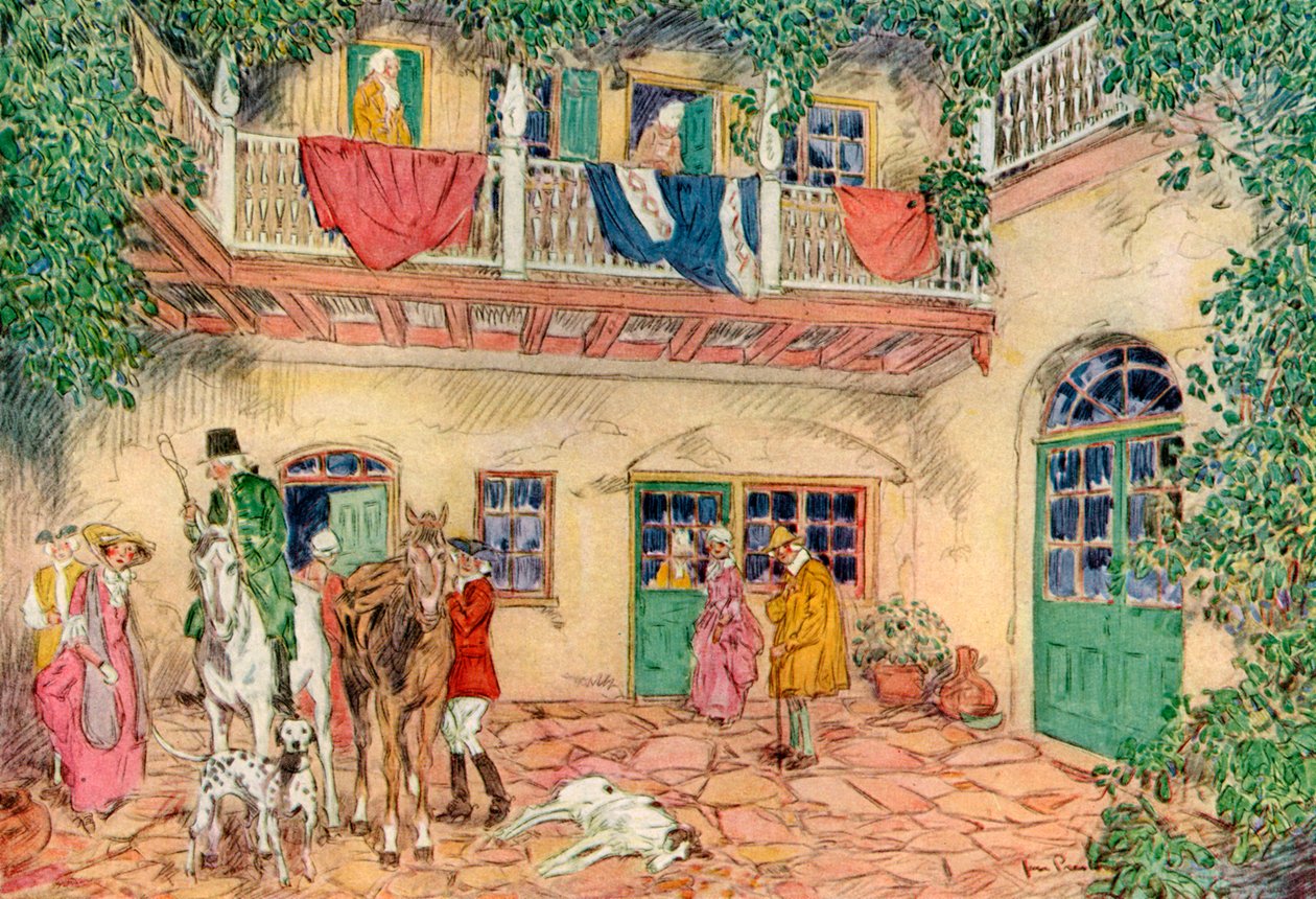 Nawiedzony dom, Nowy Orlean, Luizjana, USA, XVIII w. 1921. autorstwa James Preston