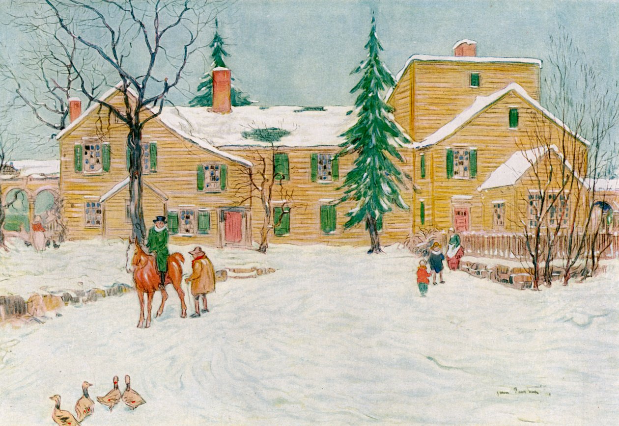 Wentworth Mansion, New Hampshire, USA, XVIII w. 1921. autorstwa James Preston