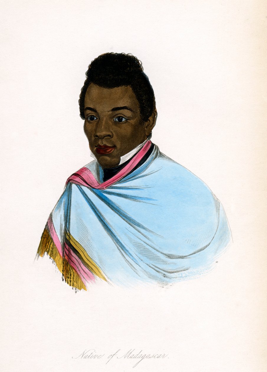 Pochodzący z Madagaskaru, ok. 1850. autorstwa James Prichard