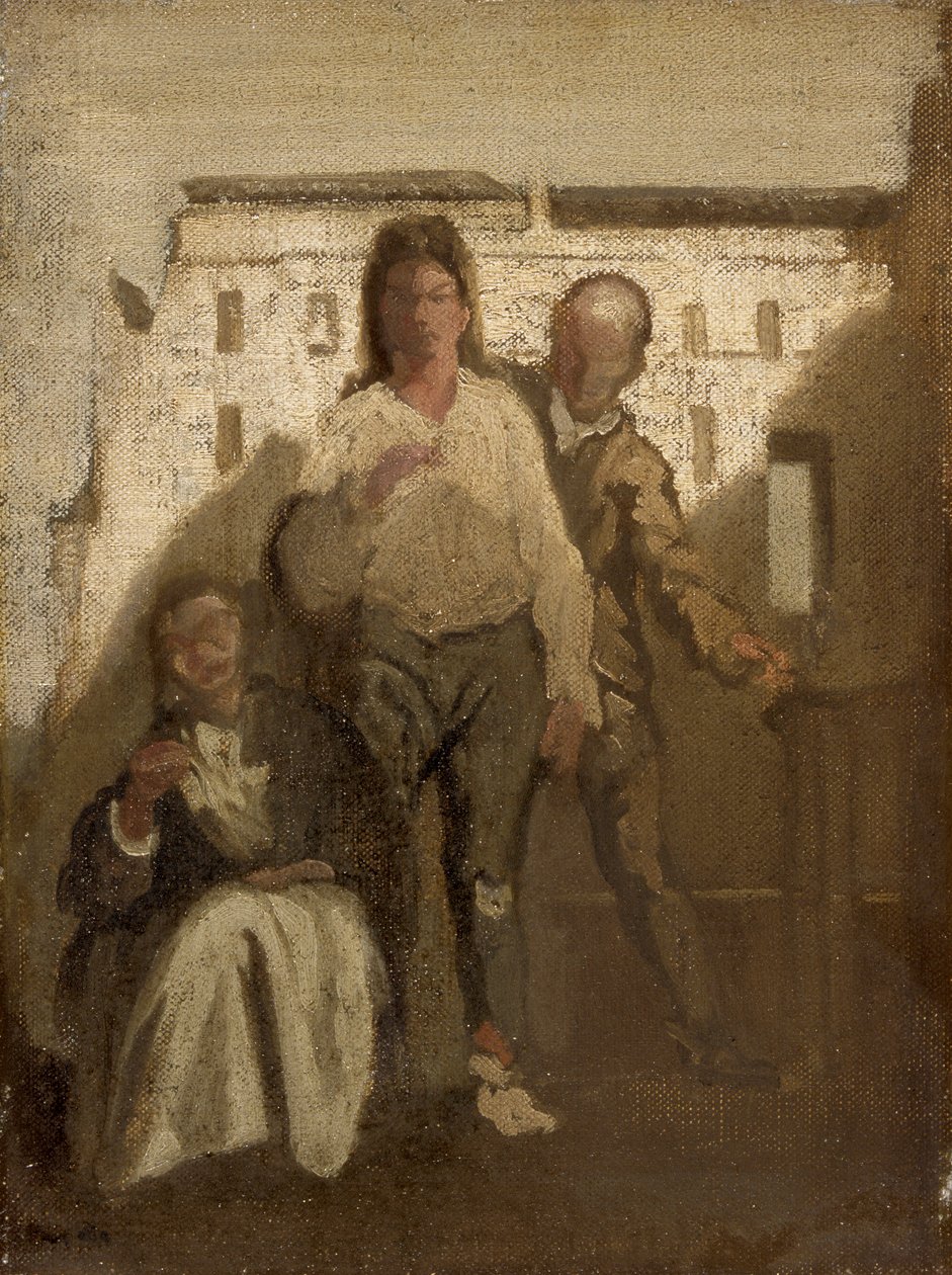 „Zdobywanie Kartusza”, 1905-1910 autorstwa James Pryde