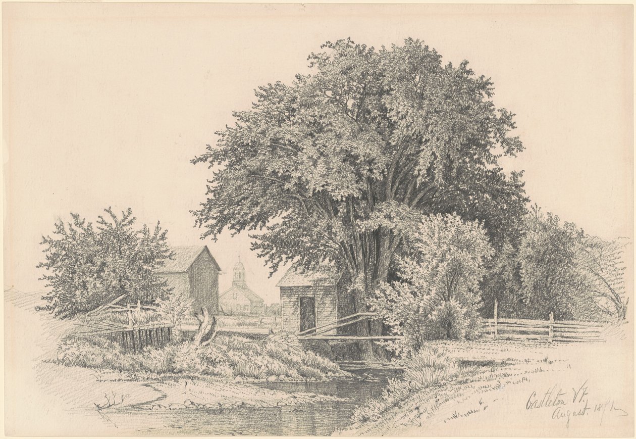 Castleton, Vermont autorstwa James R. Brevoort