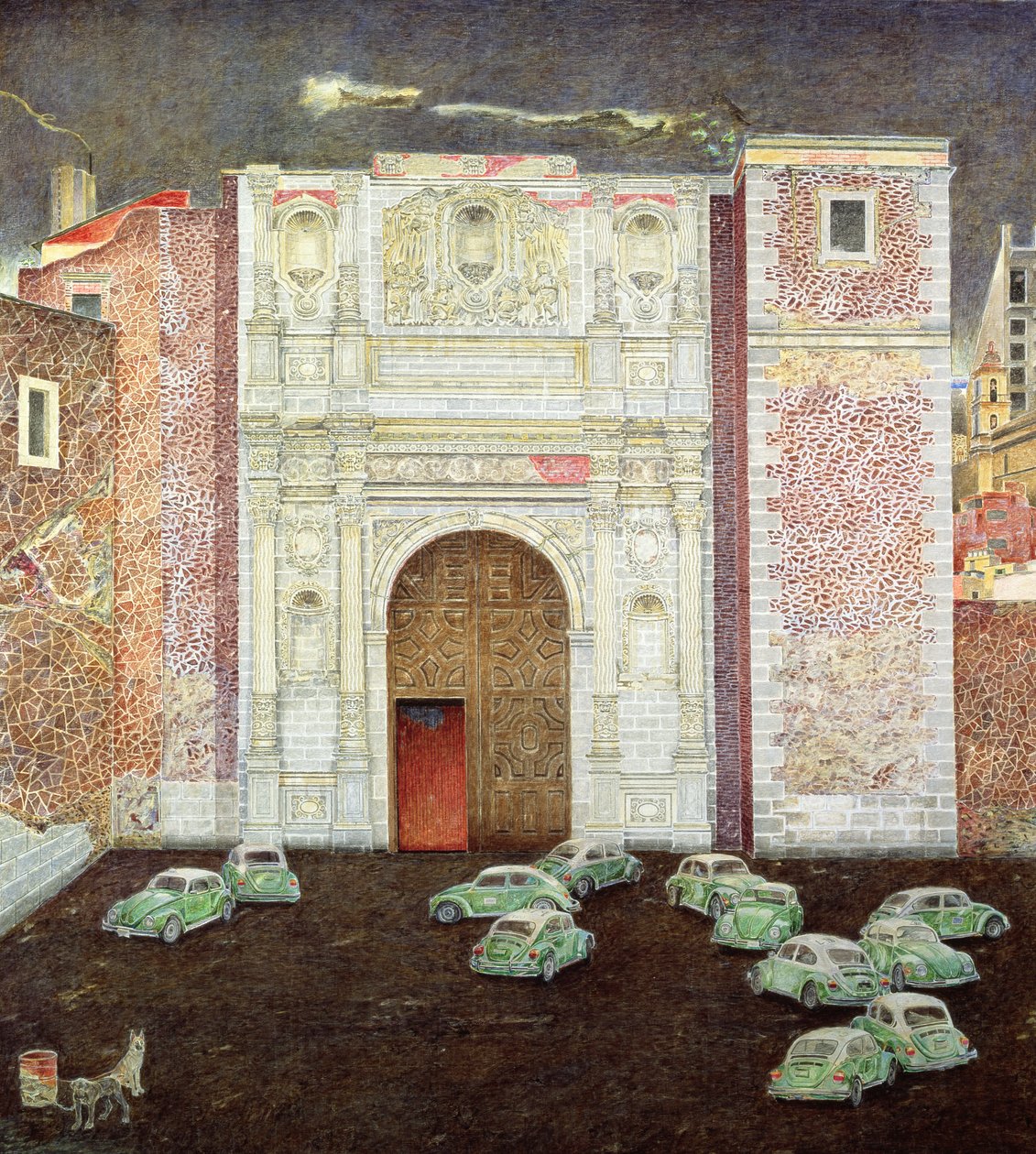 Zajezdnia taksówek, San Lazaro, Meksyk, 2003 autorstwa James Reeve