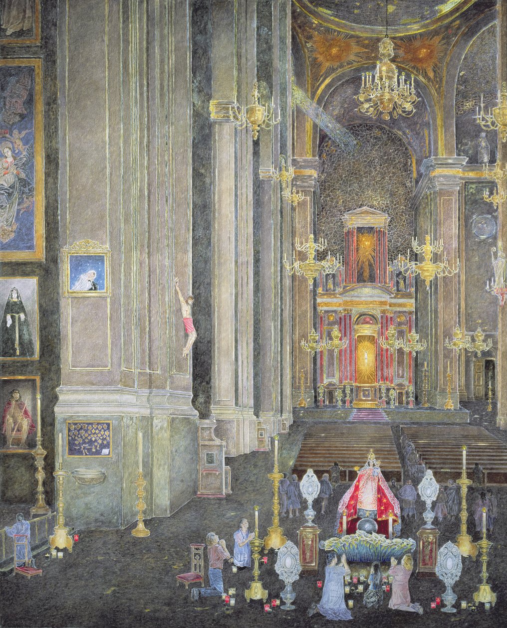 Kult Virgen del Rosario, klasztor San Domingo, 2001 autorstwa James Reeve