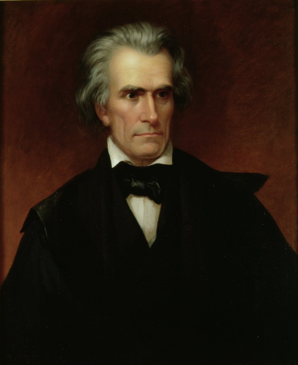 John Caldwell Calhoun (1782-1850) ok. 1845 r autorstwa James Reid Lambdin