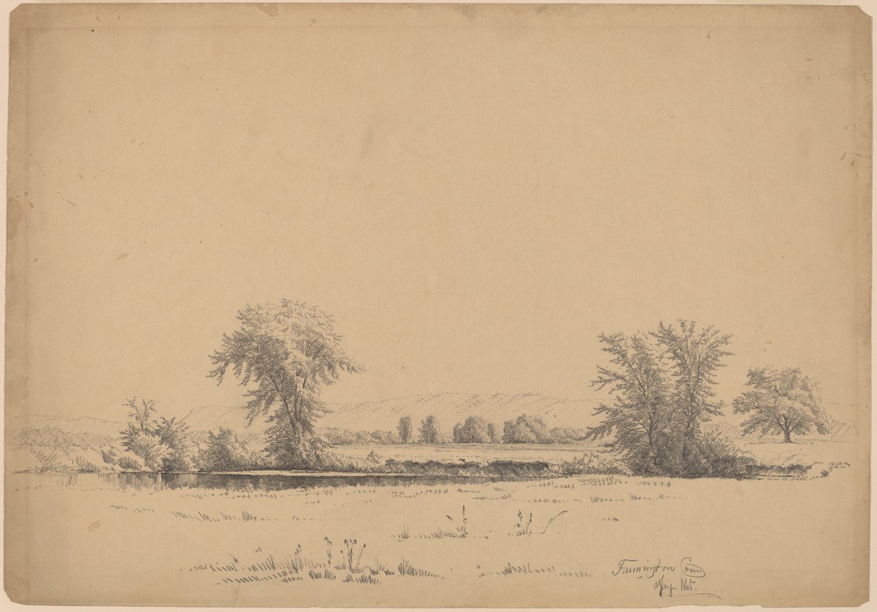 Farmington, Connecticut autorstwa James Renwick Brevoort