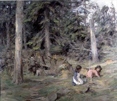 Wokół ogniska autorstwa James Riddel