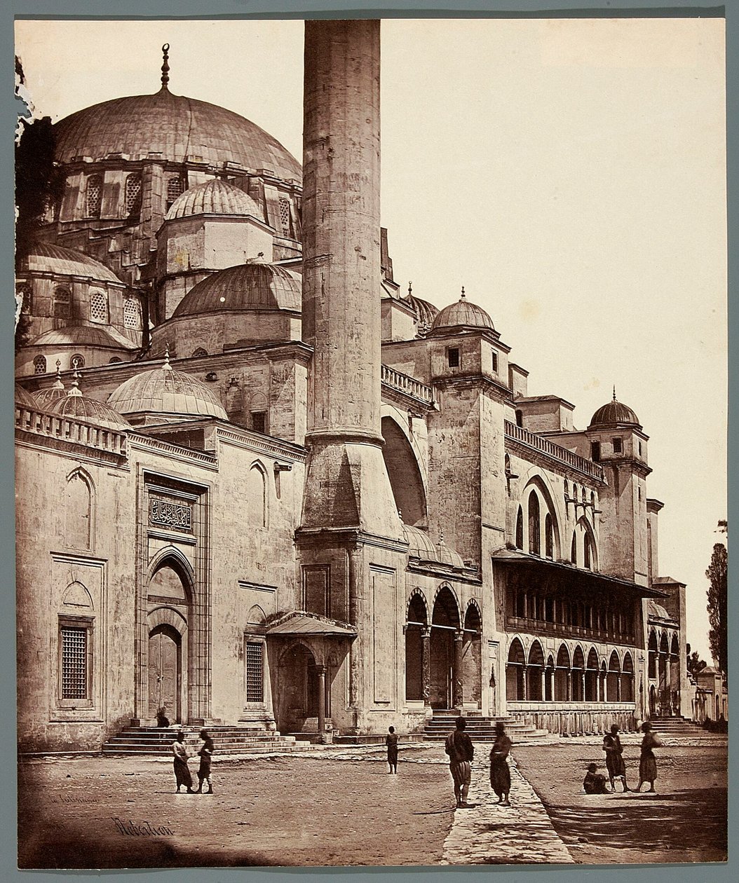 „La Sulimanie” [Stambuł. Meczet Süleymaniye] autorstwa James Robertson