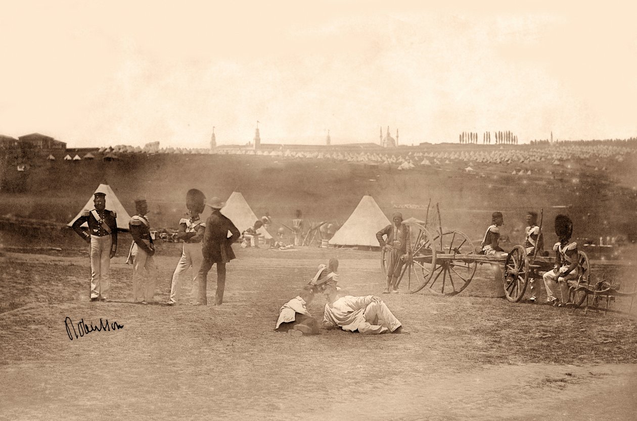 Gwardia Główna, Gwardia Grenadierów, Haider Pasza, Scutari, 1854 autorstwa James Robertson