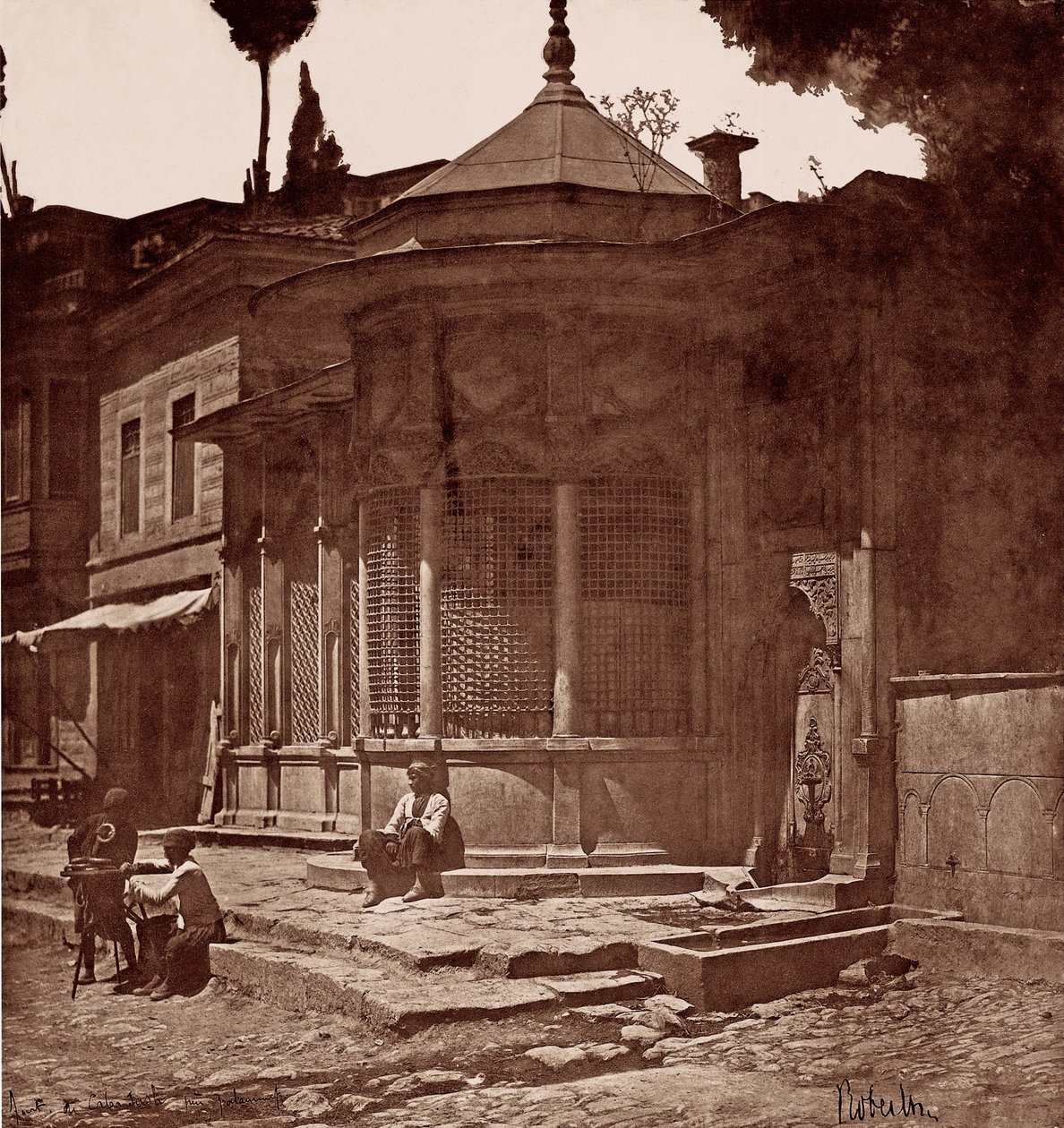 Mehmed Emin Ağa Fontanna autorstwa James Robertson