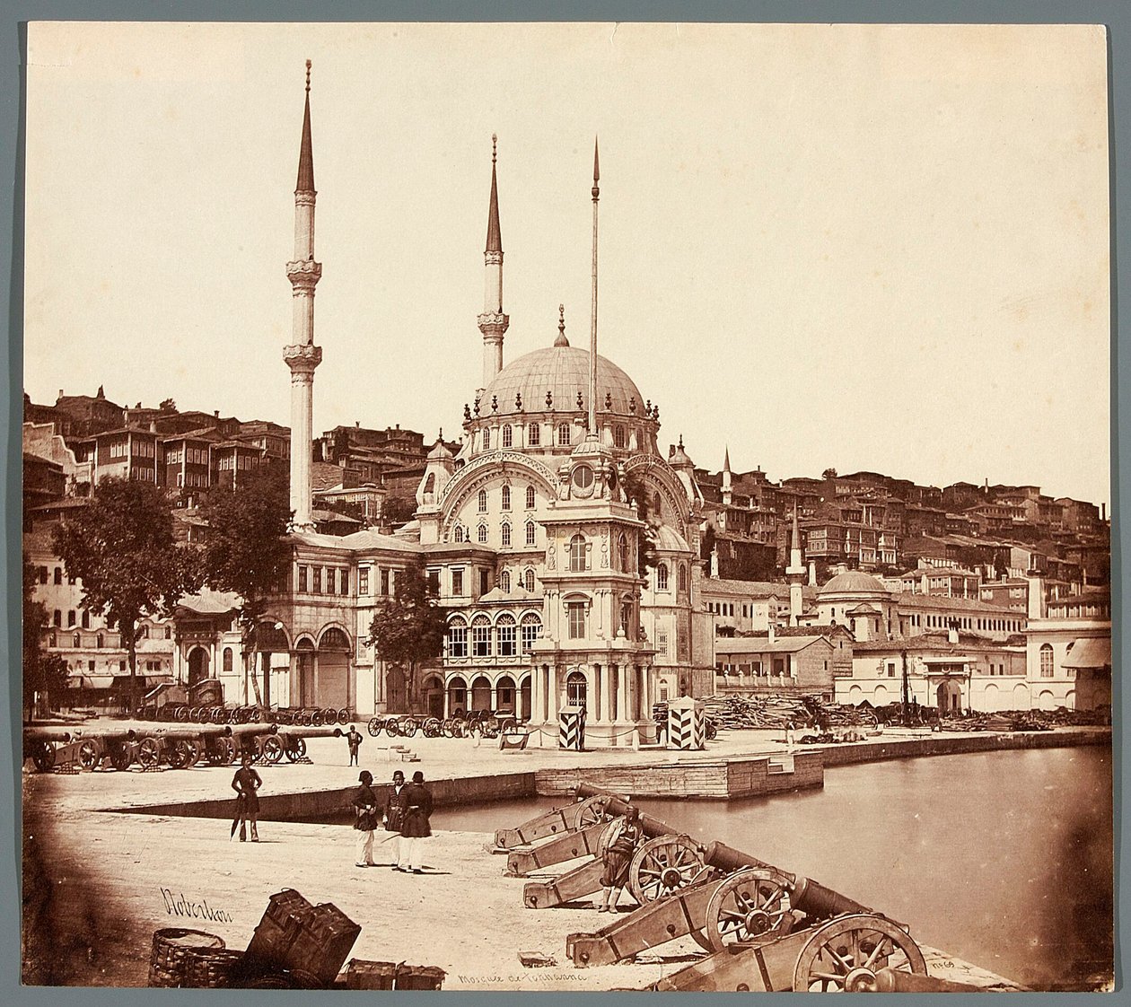 "Mosquée de Tophanna" [Stambuł. Meczet w Tophane] autorstwa James Robertson