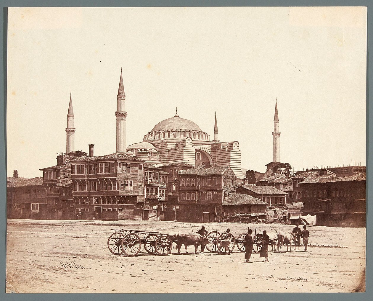 „Hagia Sophia” [Stambuł. Meczet Ayasofya (Hagia Sophia)] autorstwa James Robertson