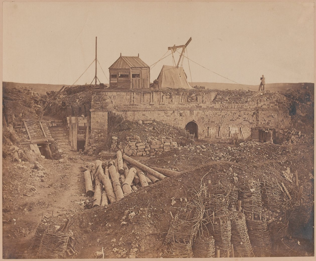 Wieża Malakoff, Sewastopol, 12 września 1855 autorstwa James Robertson