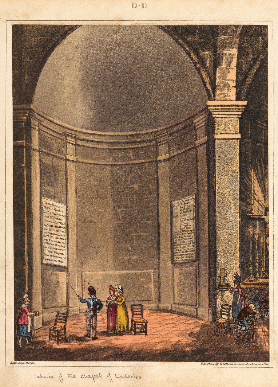 „Wnętrze kaplicy Waterloo” autorstwa James Rouse