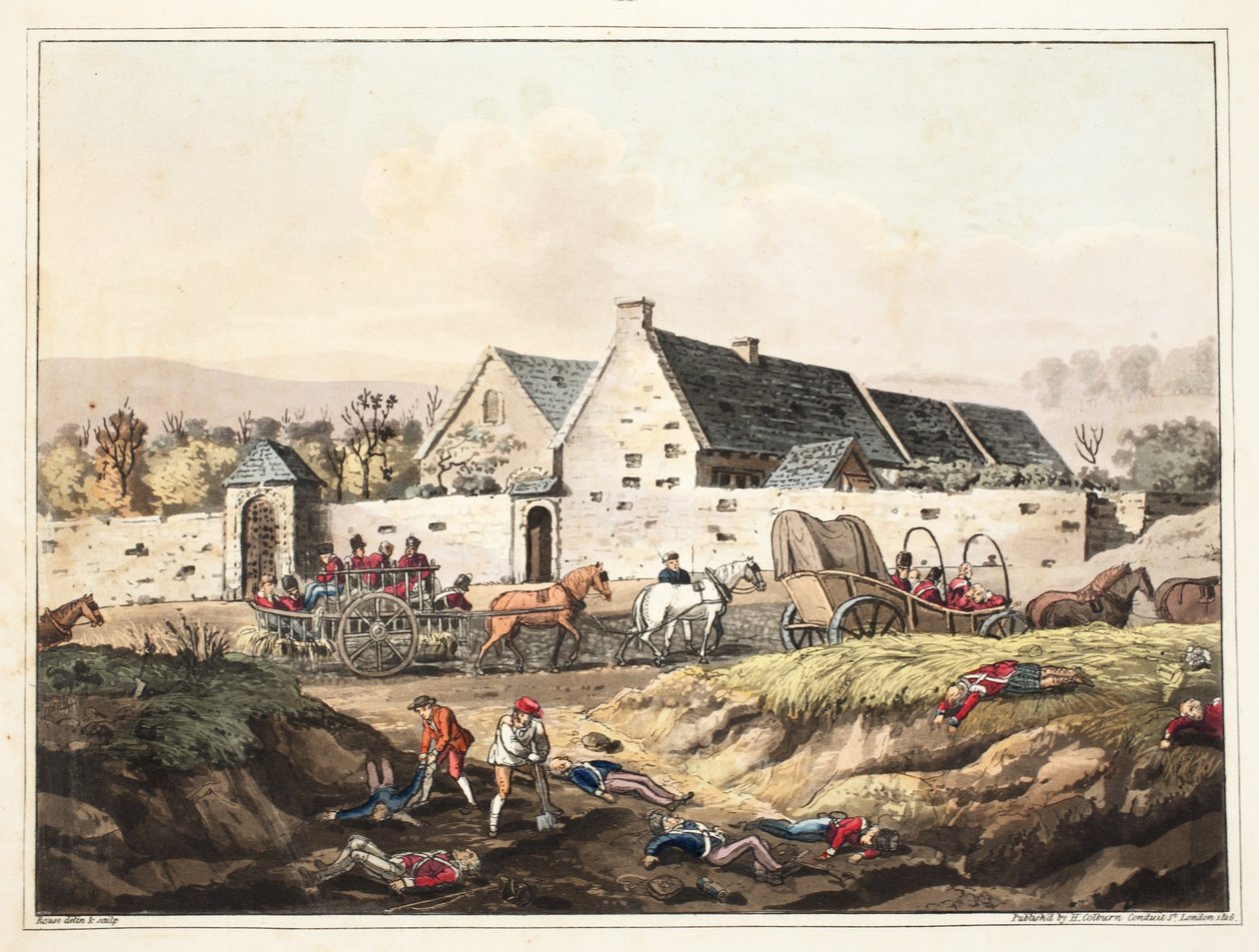 Farma La Haye Sainte autorstwa James Rouse