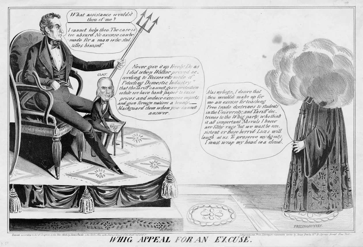 Apel wigów o wymówkę, opublikowany przez Jamesa Baillie, H Bucholzer, Nowy Jork, 1844 autorstwa James S. Baillie