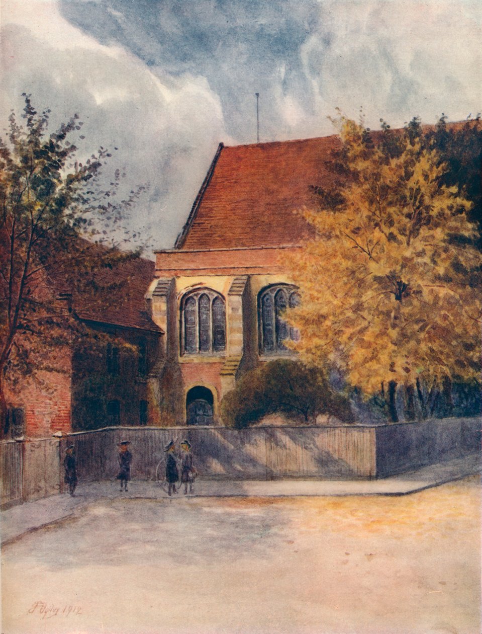„Pałac Arcybiskupi, Croydon”, 1912, 1914 autorstwa James S Ogilvy