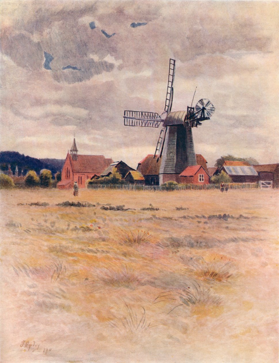 „Wiatrak Cranleigh”, 1911, 1914 autorstwa James S Ogilvy