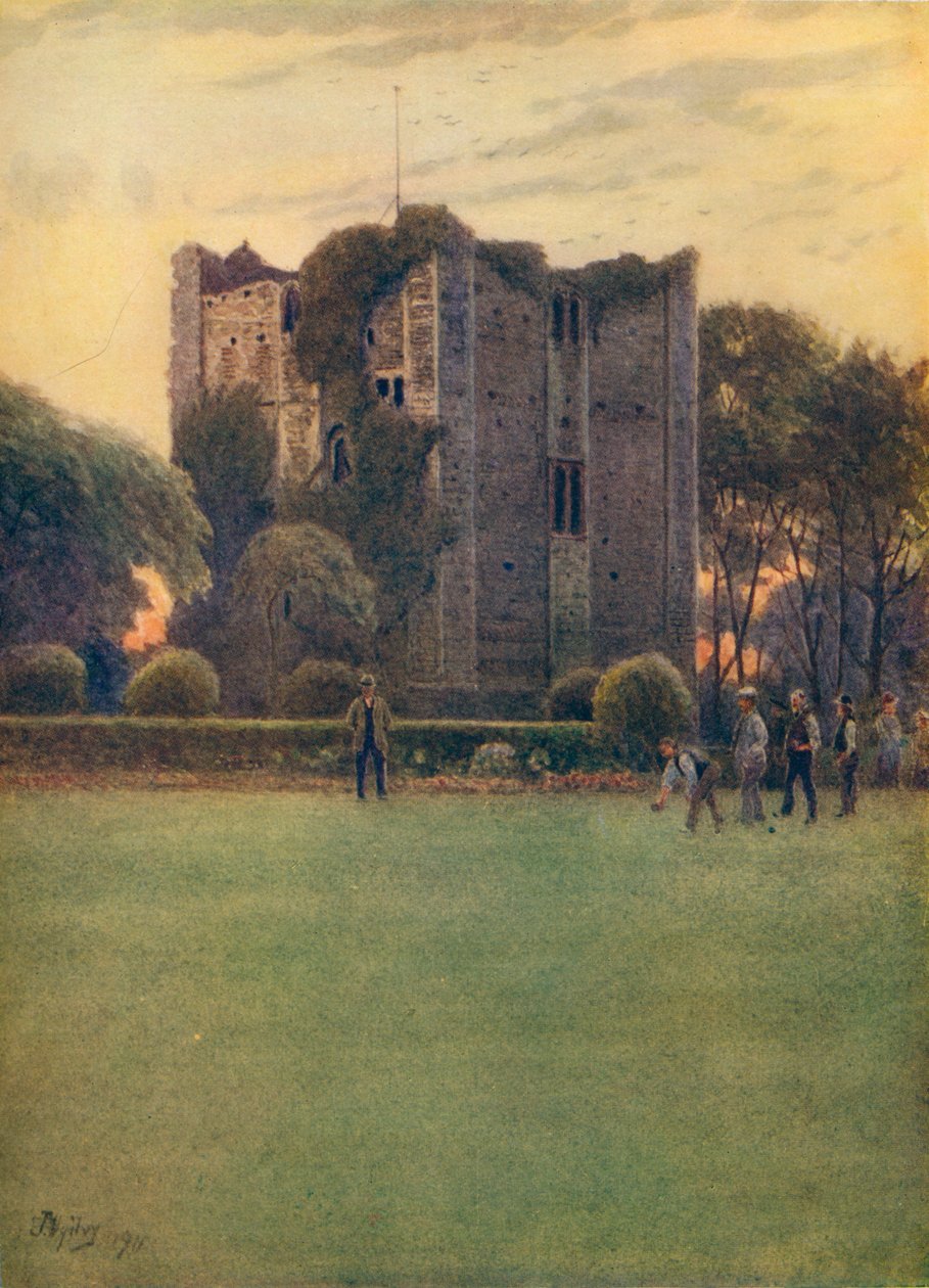 „Zamek Guildford”, 1911, 1914 autorstwa James S Ogilvy
