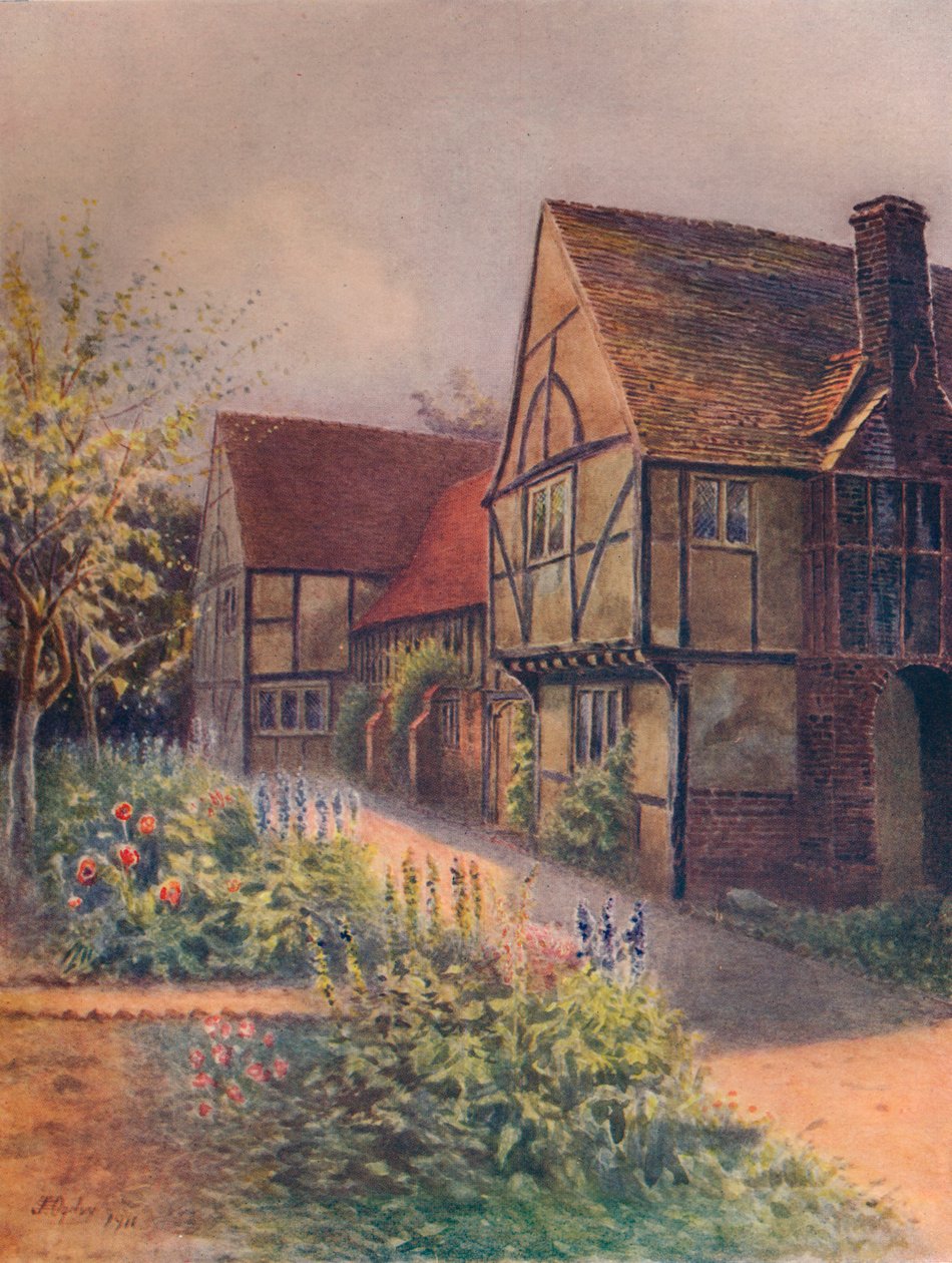 „Manor House, Walton-on-Thames”, 1911, 1914 autorstwa James S Ogilvy