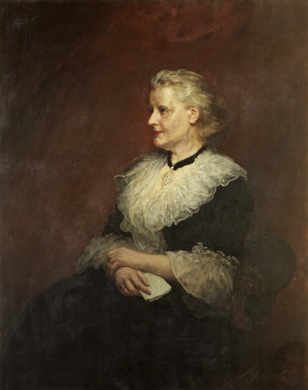 Dame Emily Frances Smyth (olej na płótnie) autorstwa James Sant