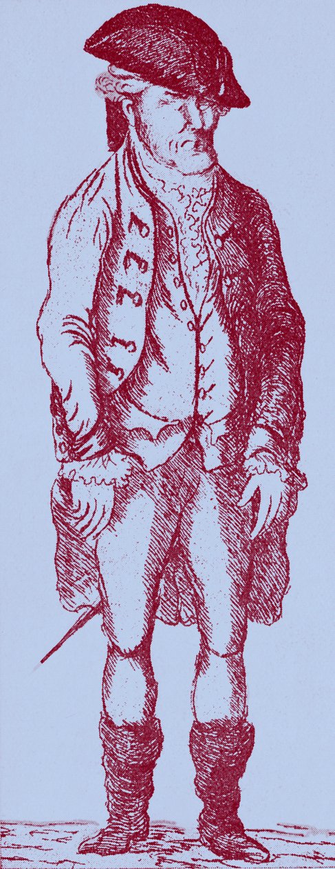 John Wilkes - z karykatury Jamesa Sayersa autorstwa James Sayers