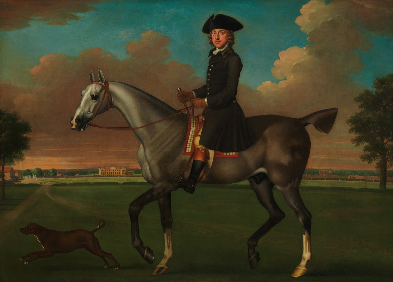 Portret jeźdźca. autorstwa James Seymour
