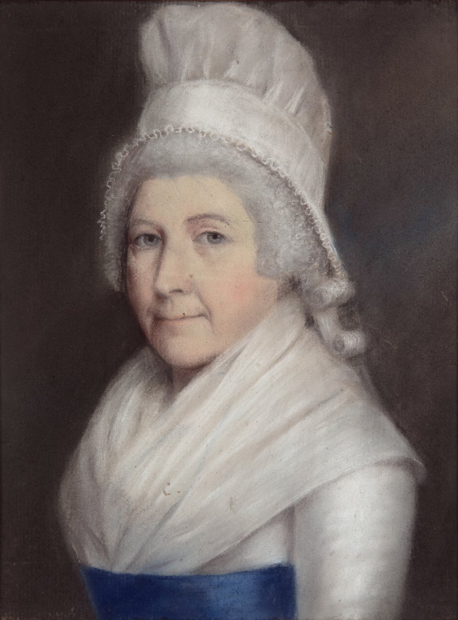 Mary Andrewes (pastel na szarym papierze) autorstwa James Sharples
