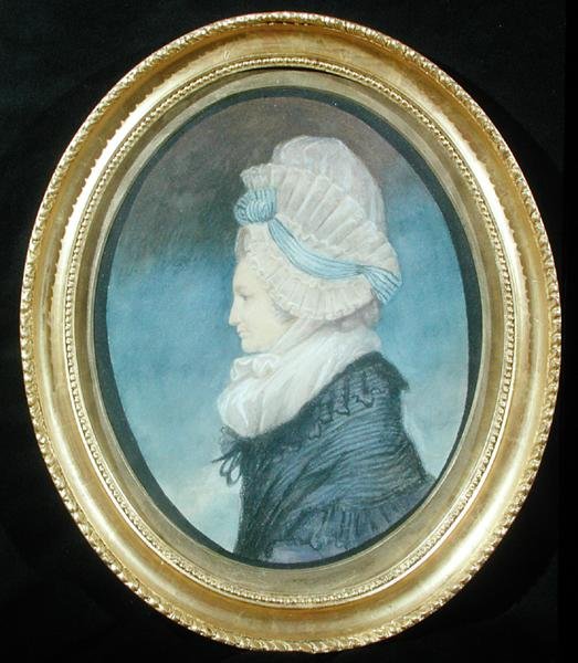Pani Thrale (pastel na papierze) autorstwa James Sharples