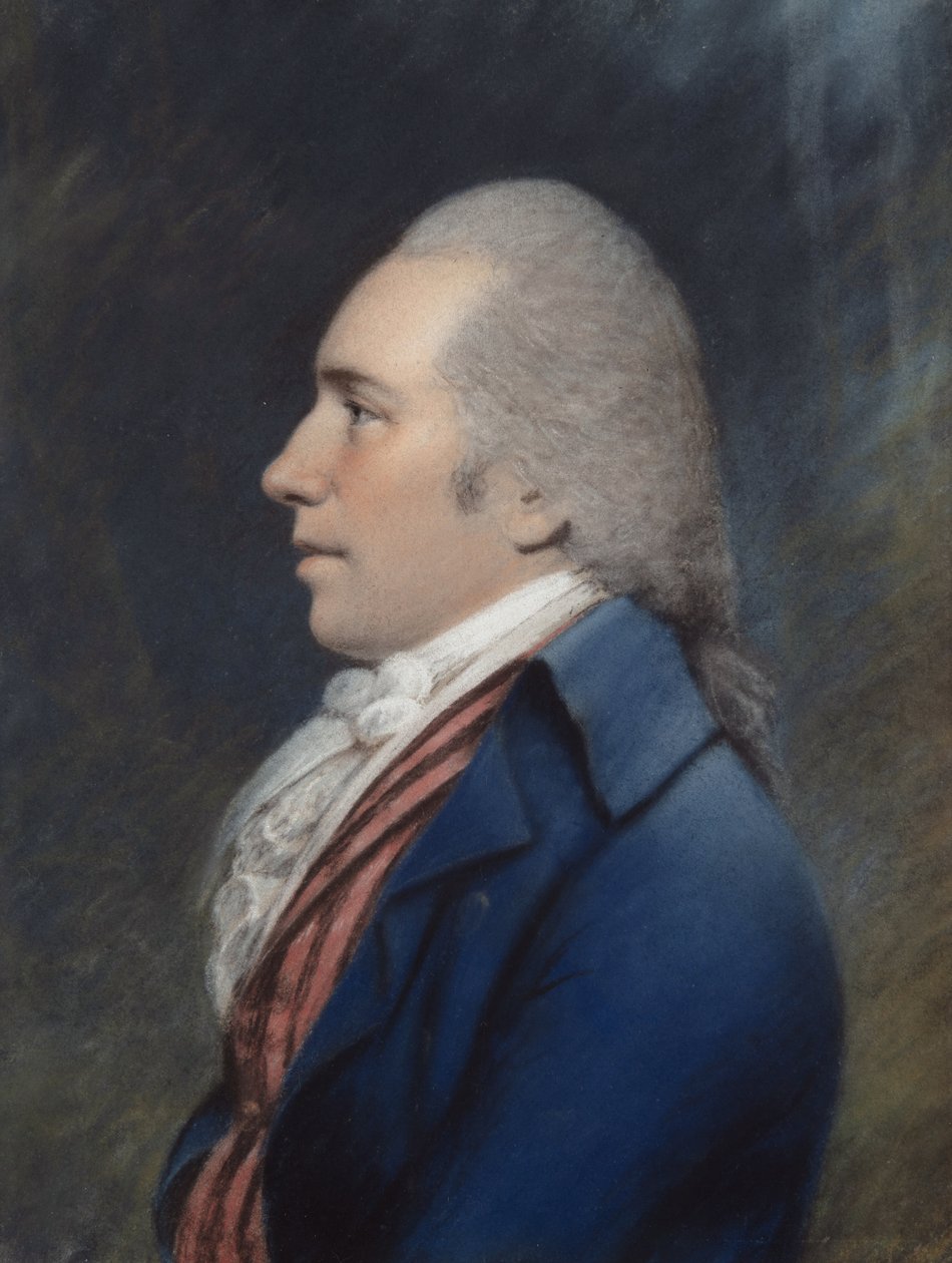 Thomas Law (pastel na szarym papierze) autorstwa James Sharples
