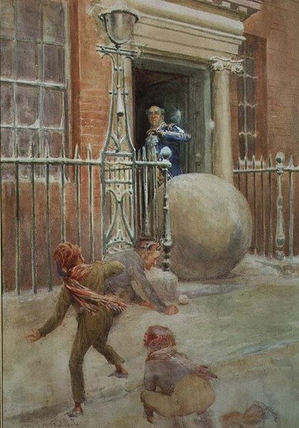 Sniego gniūžtės – Injurypoli įžeidimas autorstwa James Shaw Crompton