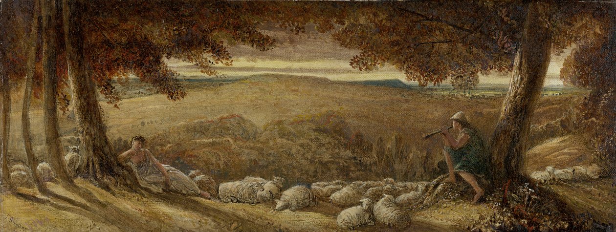 Pastwisko Wieczorne, ok. 1860-70 autorstwa James Smetham
