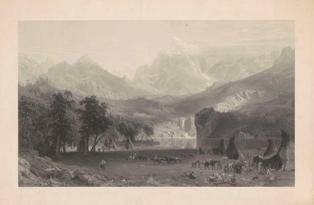 Góry Skaliste autorstwa James Smillie, after Albert Bierstadt