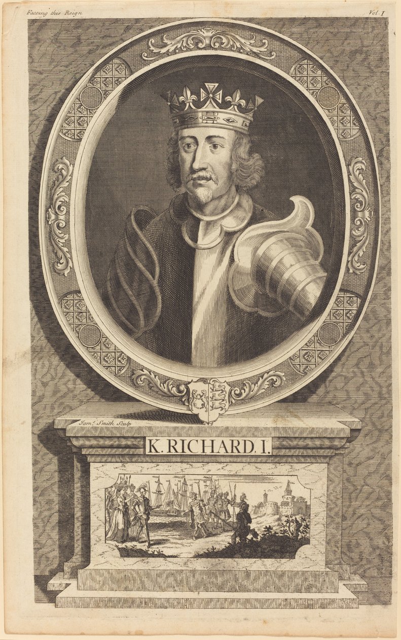 Król Ryszard I autorstwa James Smith
