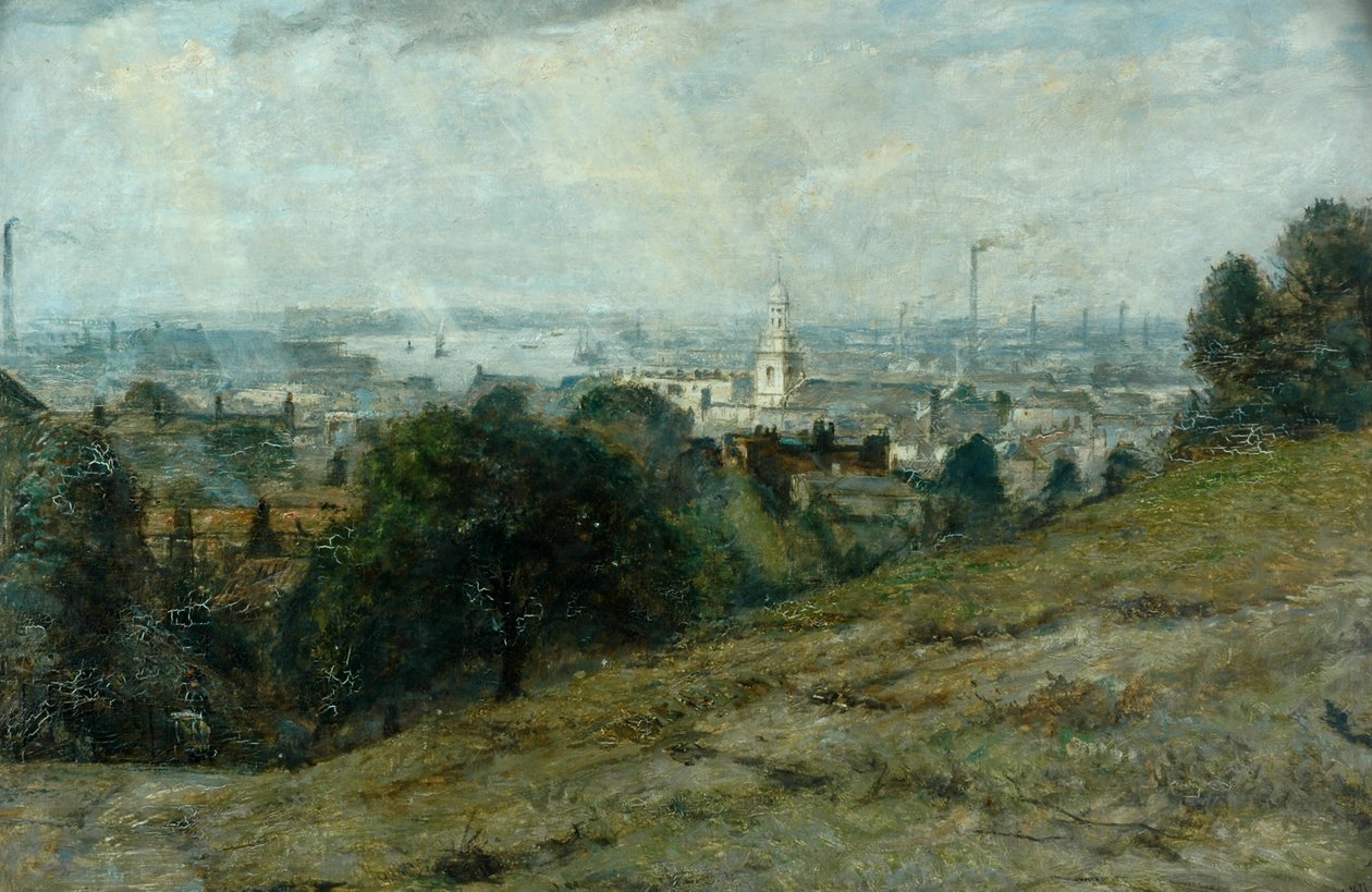 Widok z Greenwich Hill autorstwa James Stevens Hill