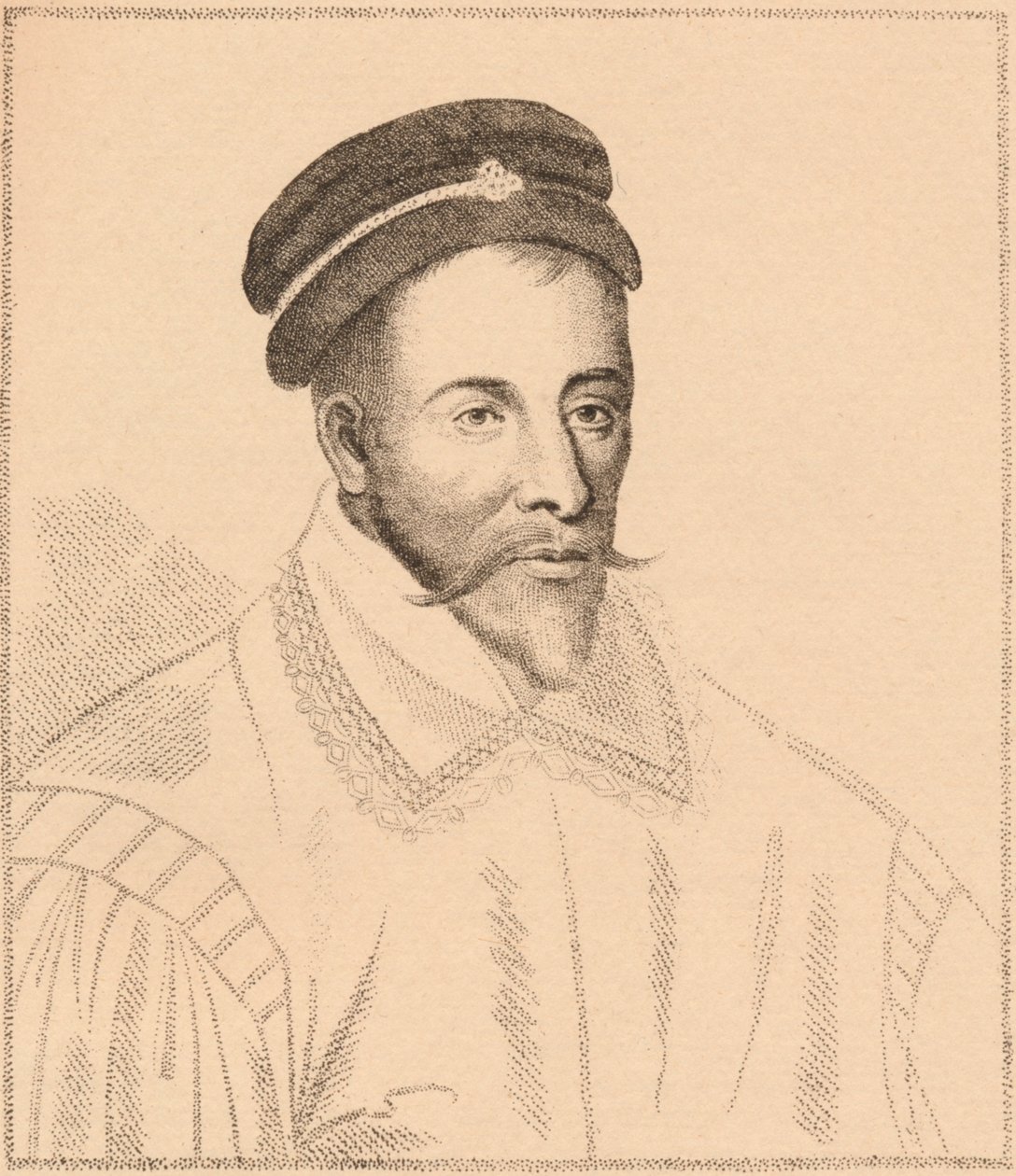 John Maitland, 1. Lord Maitland z Thirlestanu, 1537-1595, 1889 autorstwa James Stillie