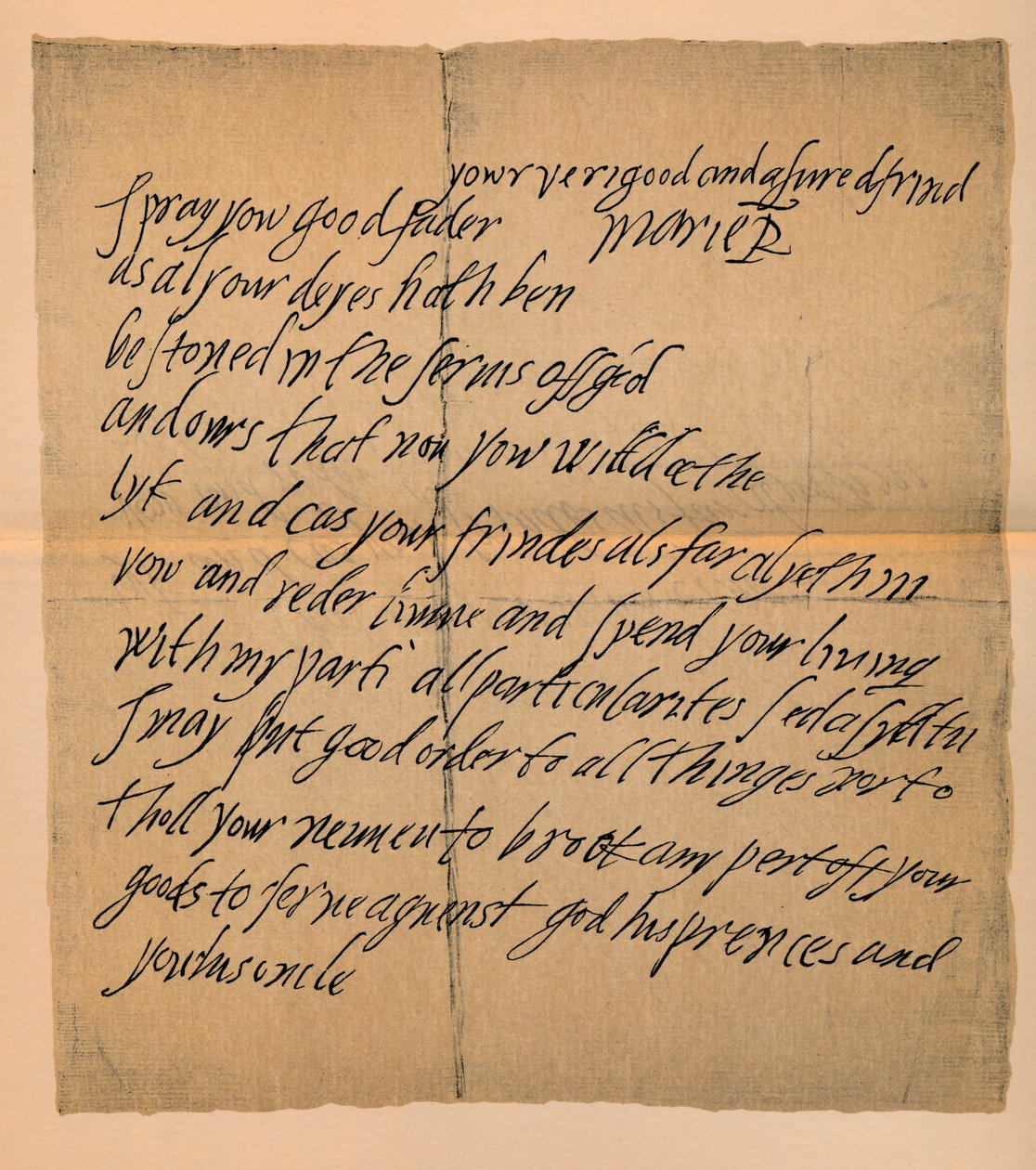 List królowej Marii 1542-1587 do opata Dunfermline, 1889 autorstwa James Stillie