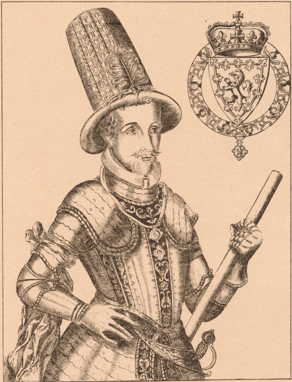 Jakub VI Szkocji, Jakub I Anglii i Irlandii 1566-1625, 1889 autorstwa James Stirling