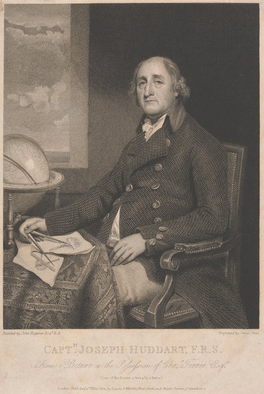Kapitan Józef Huddart autorstwa James Stow
