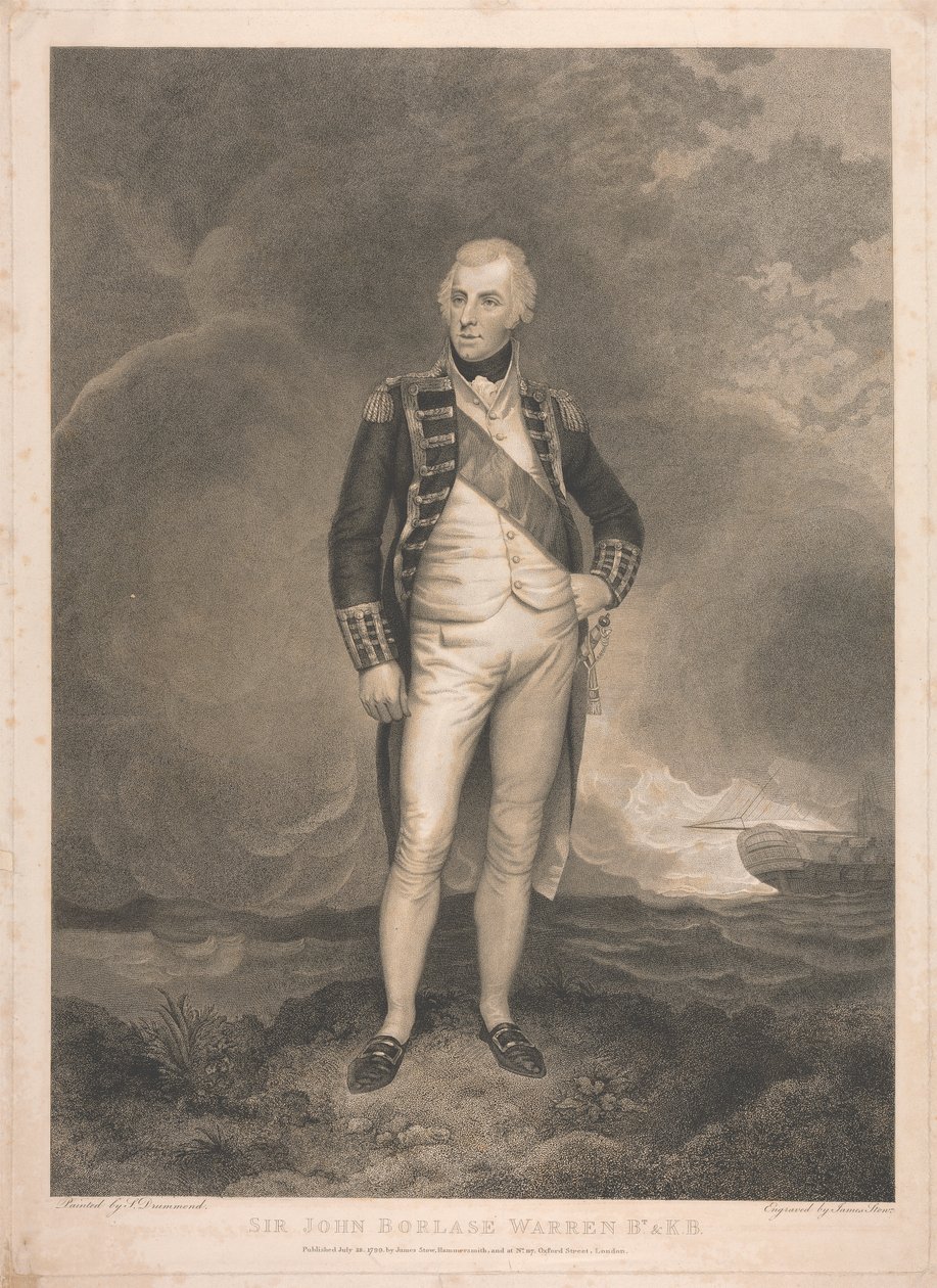 Sir Johna Borlase Warrena autorstwa James Stow