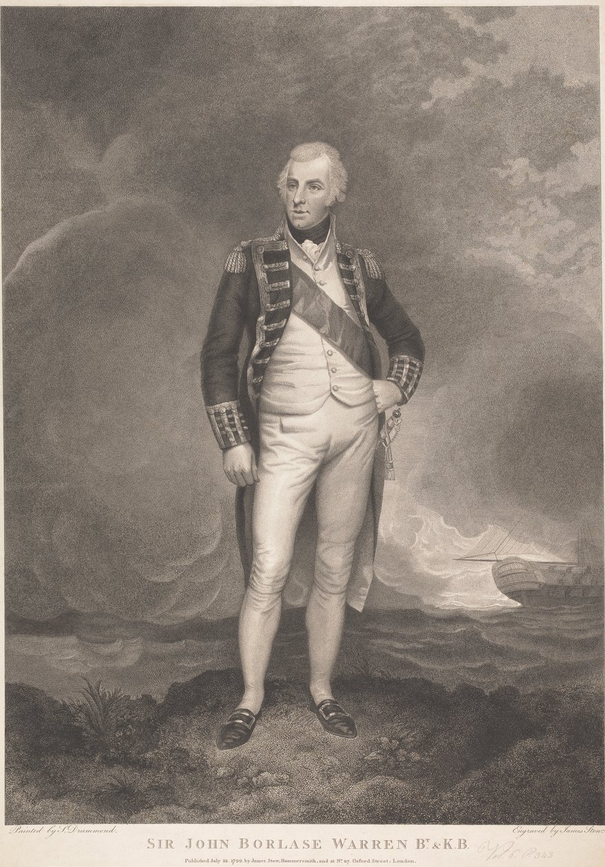 Sir Johna Borlase Warrena autorstwa James Stow