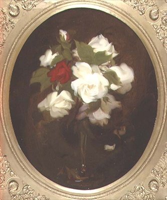 Martwa natura z różami (olej na płótnie) autorstwa James Stuart Park