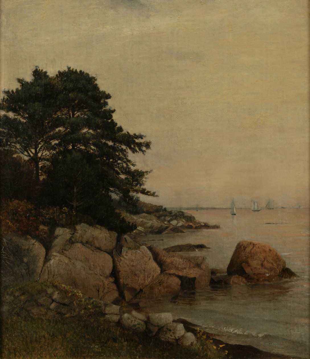Beverly Rocks, ok. 1860 (olej na płótnie) autorstwa James Suydam