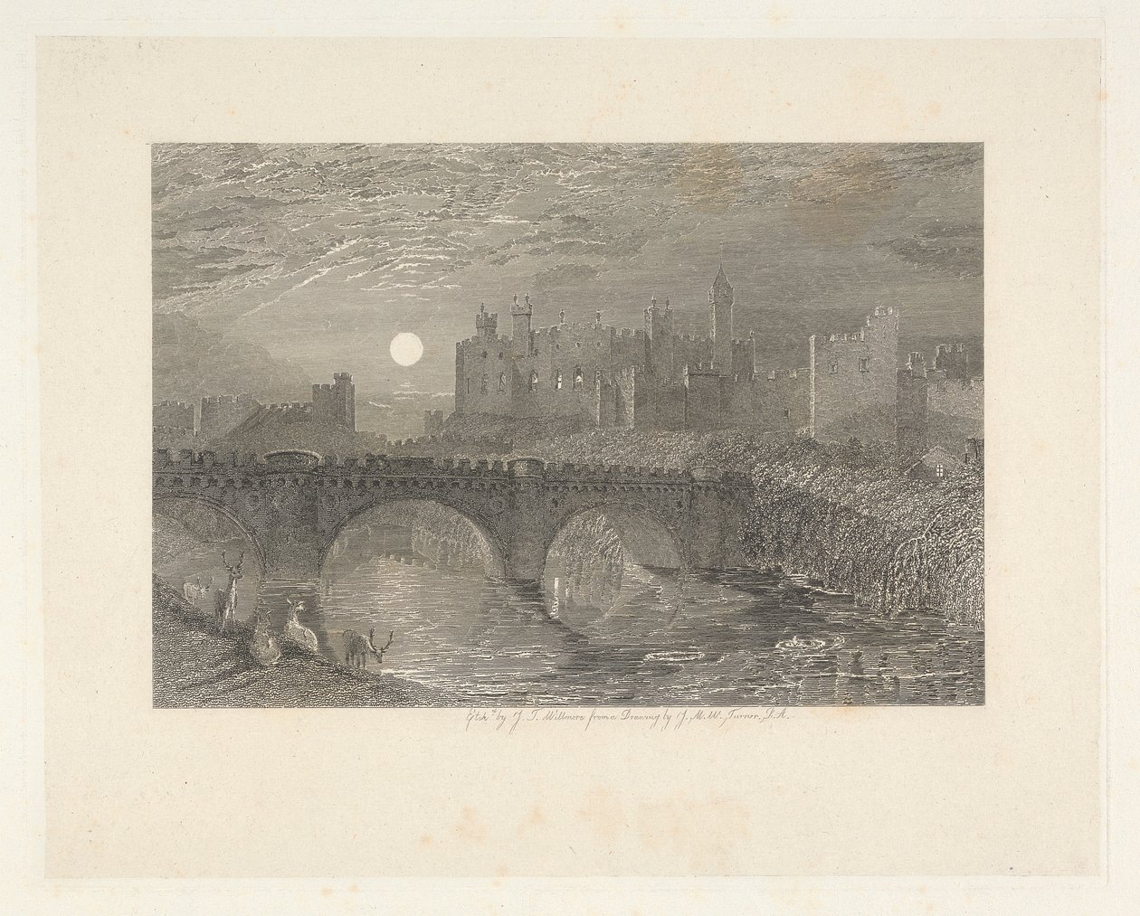 Castelo de Alnwick, Polonês de Northumberland autorstwa James T. Willmore