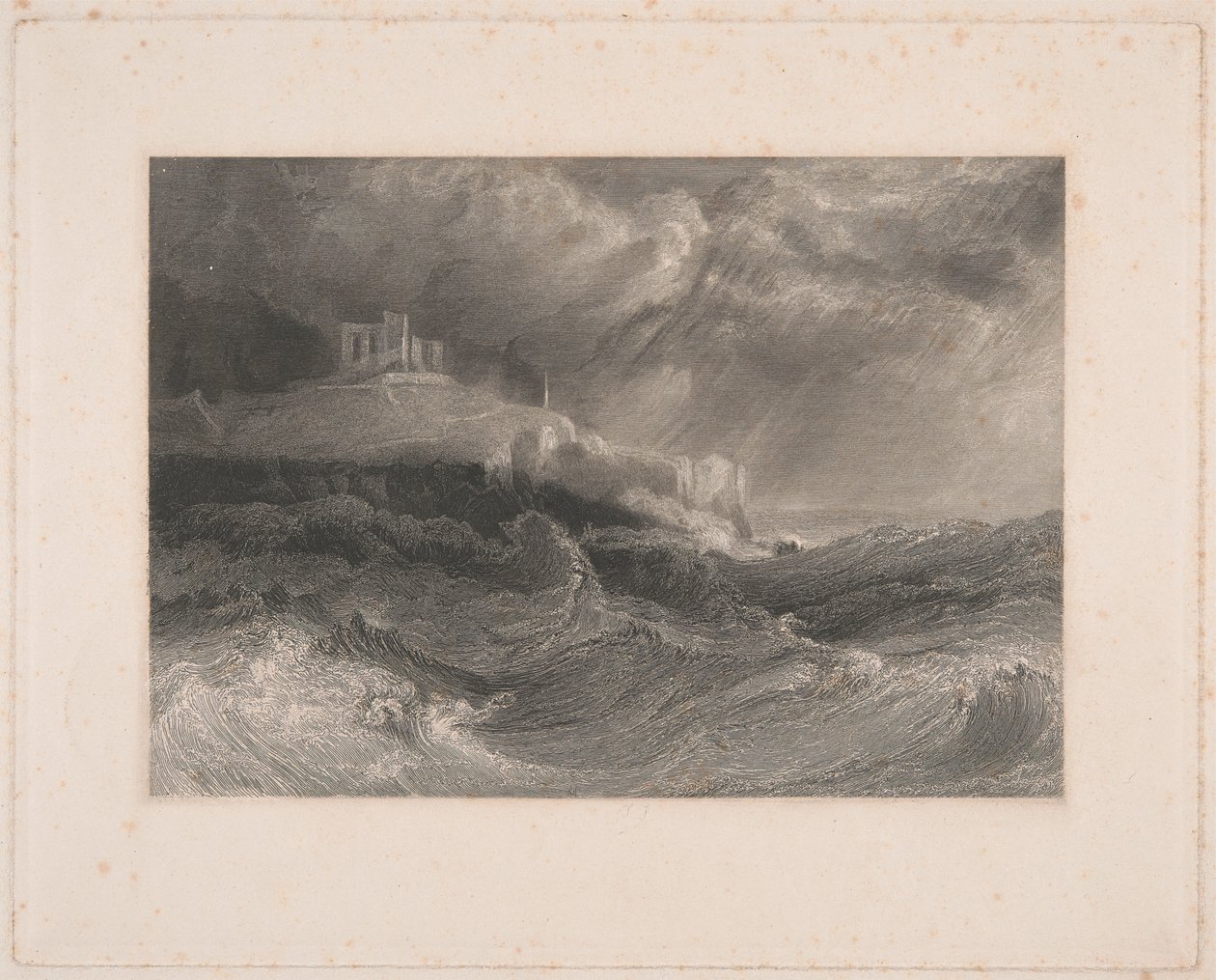 Wyspa Farne - Wrak statku autorstwa James T. Willmore