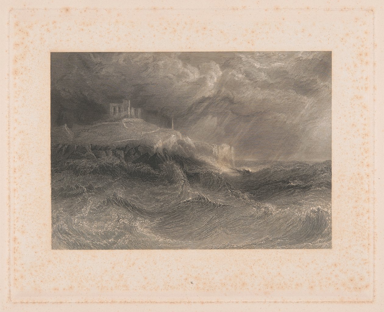Wyspa Farne - Wrak statku autorstwa James T. Willmore