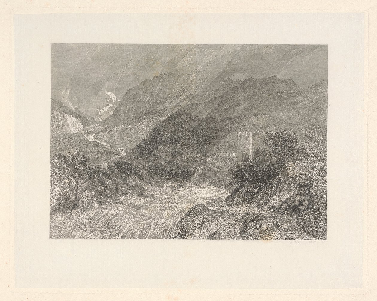 Llanthony, Monmouthshire autorstwa James T. Willmore