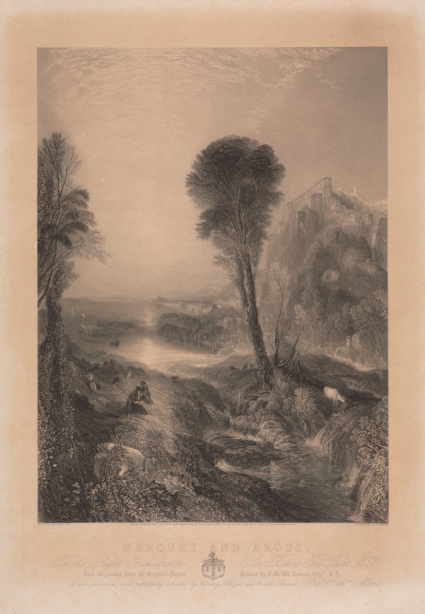 Merkury i Argus autorstwa James T. Willmore