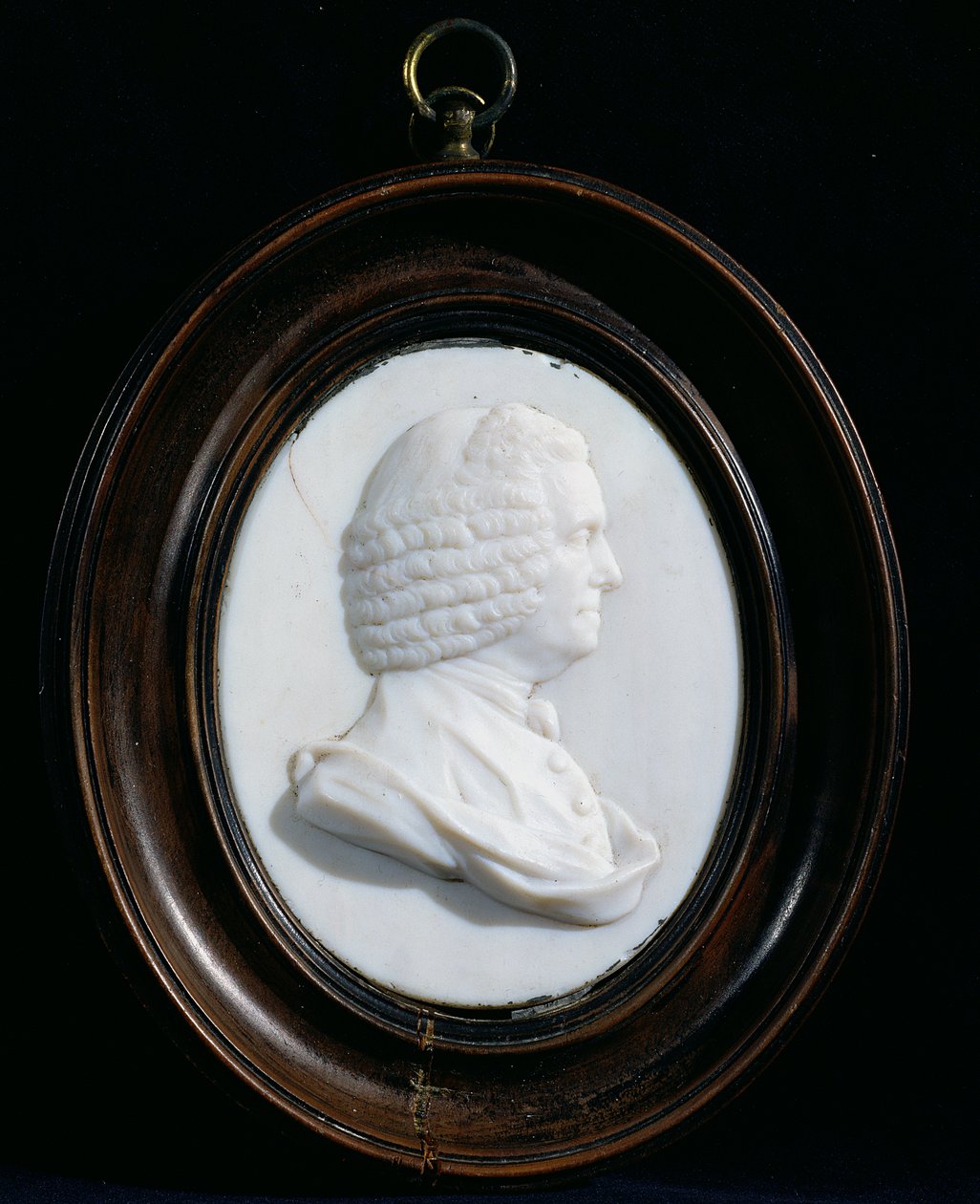 Portret Johna Harrisona (1693-1776) (pasta emaliowana) autorstwa James Tassie